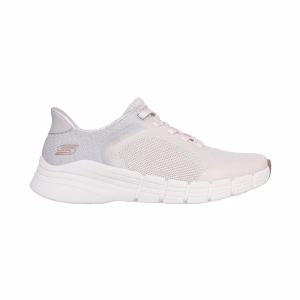 SKECHERS DAMA CUÑA LILA