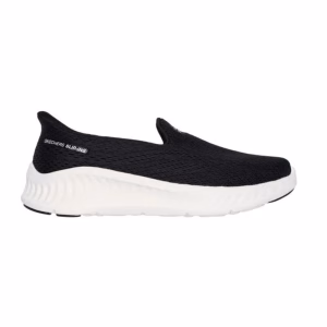 SKECHERS DAMA SIN CORDON NEGRO/BLANCO