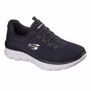 SKECHERS DAMA MEMORY FOAM NEGRO/BLANCO