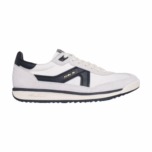 SKECHERS HOMBRE RECTRO BLANCO/AZUL OSCURO