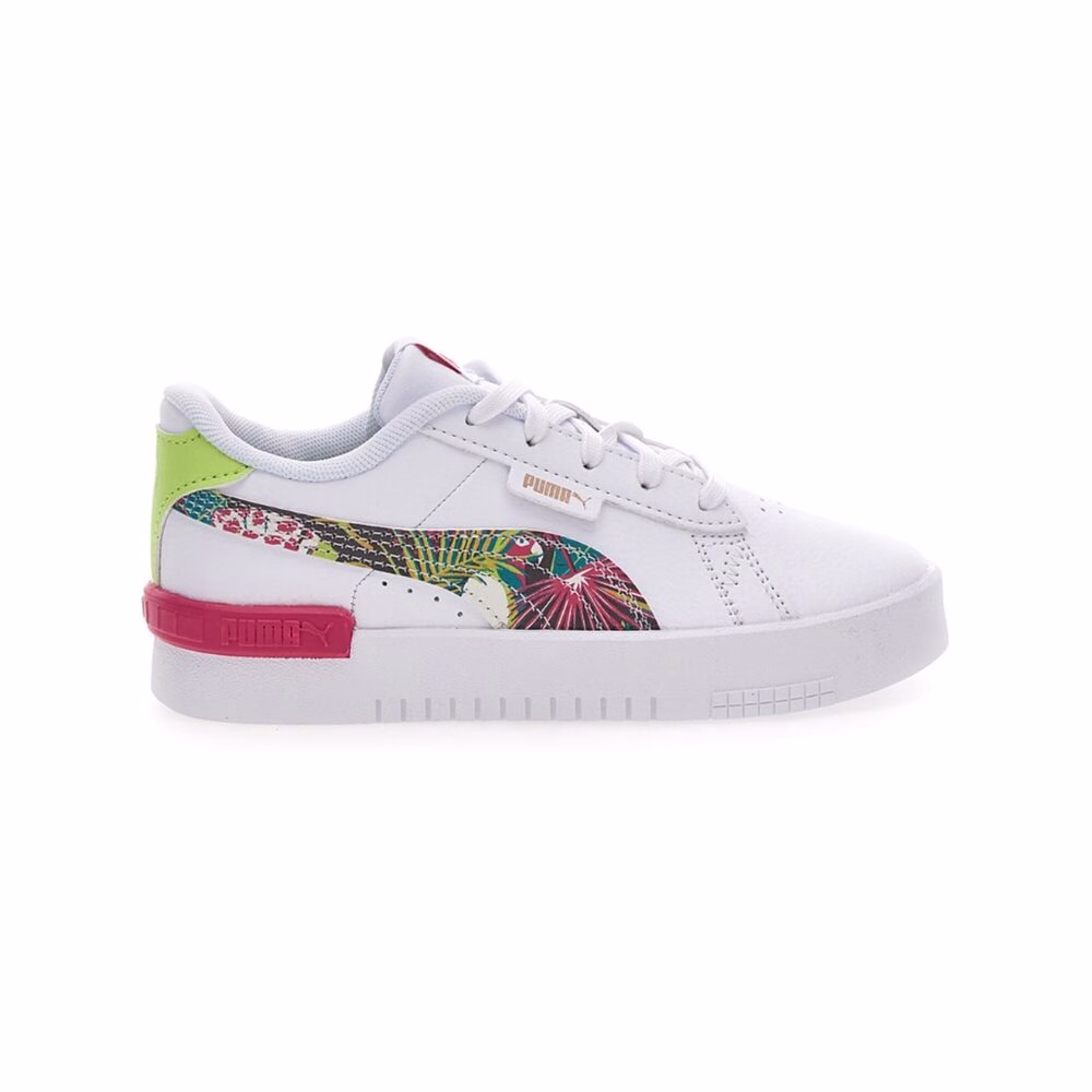PUMA JR JADA VACAY QUEEN PS WHITE-LILY PAD-GLOWING PINK- BLACK