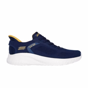 SKECHERS H BOBS SQUAD CHAOS AZUL X BLANCO X AMARILLO