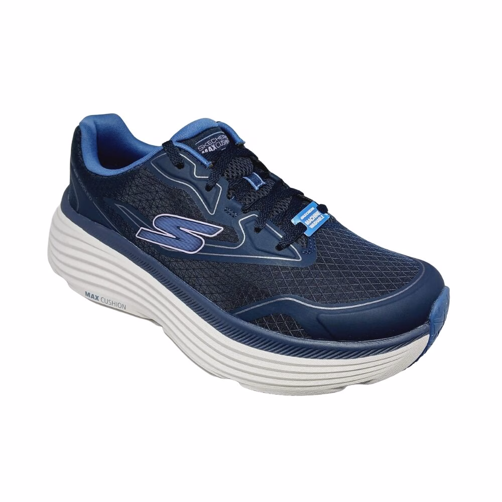 SKECHERS D MAX CUSHIONING ENDEAVOUR AZUL OSC X BLANCO