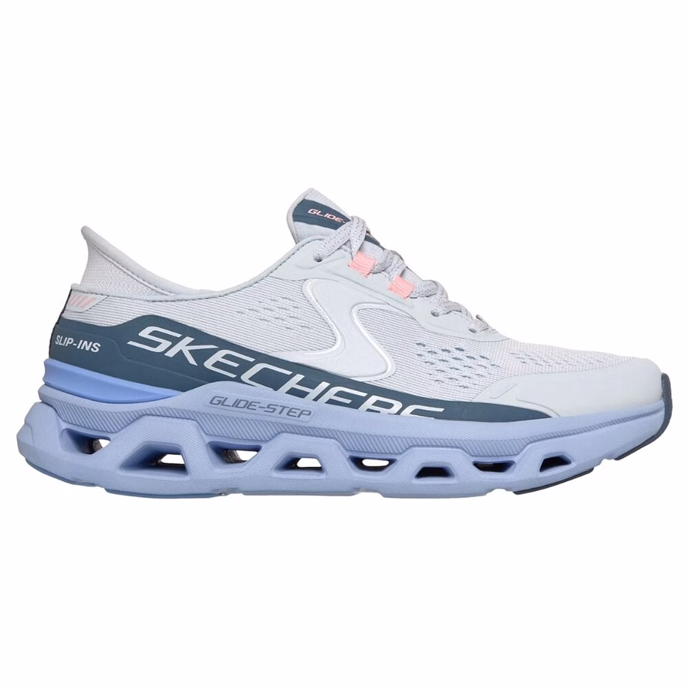 SKECHERS D GLIDESTEP ALTUS AZUL CLARO