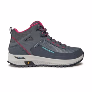 SKECHERS D ARCH FIT DISCOVER GRIS X ROSA