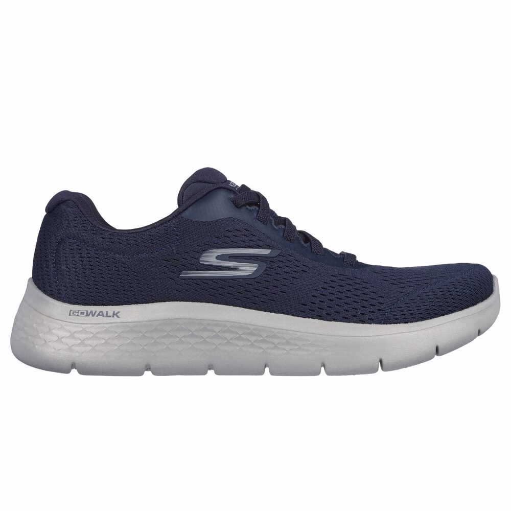 SKECHERS HOMBRE RESORTE GOWALK AZUL OSC GRIS