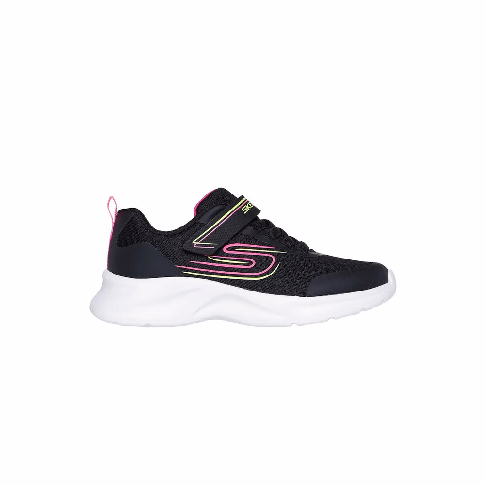 SKECHER JR DYNAMATIC NONSTOP NEGRO X ROSA