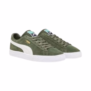 PUMA H SUEDE SUEDE CLASSIC XXI VERDE MILITAR BLANCO