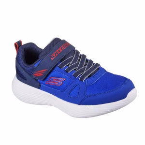 SKECHERS JR NIÑO GO RUN AZUL REY/AZUL