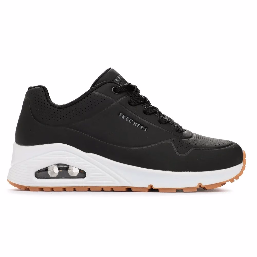 SKECHERS D UNO NEGRO X BLANCO
