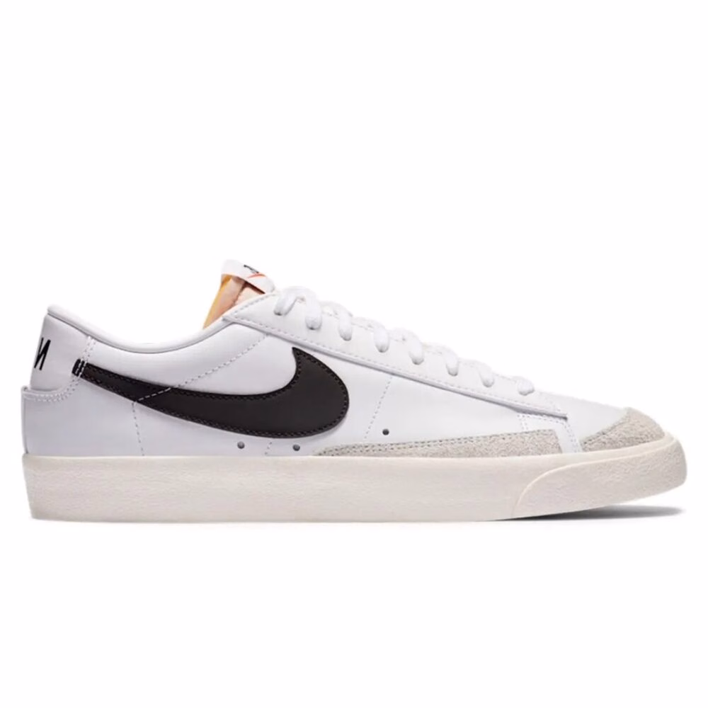 NIKE H BLAZER LOW BLANCO LOGO NEGRO
