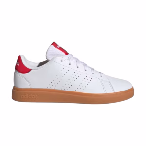 ADIDAS JR ADVANTAGE BASE 2.0 BLANCO X ROJO