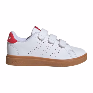 ADIDAS JR ADVANTAGE BASE 2.0 BLANCO X ROJO