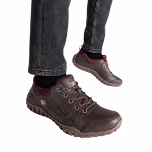 CATERPILLAR H INSTRUCT CASUAL ZAPATILLA CAFE CUERO