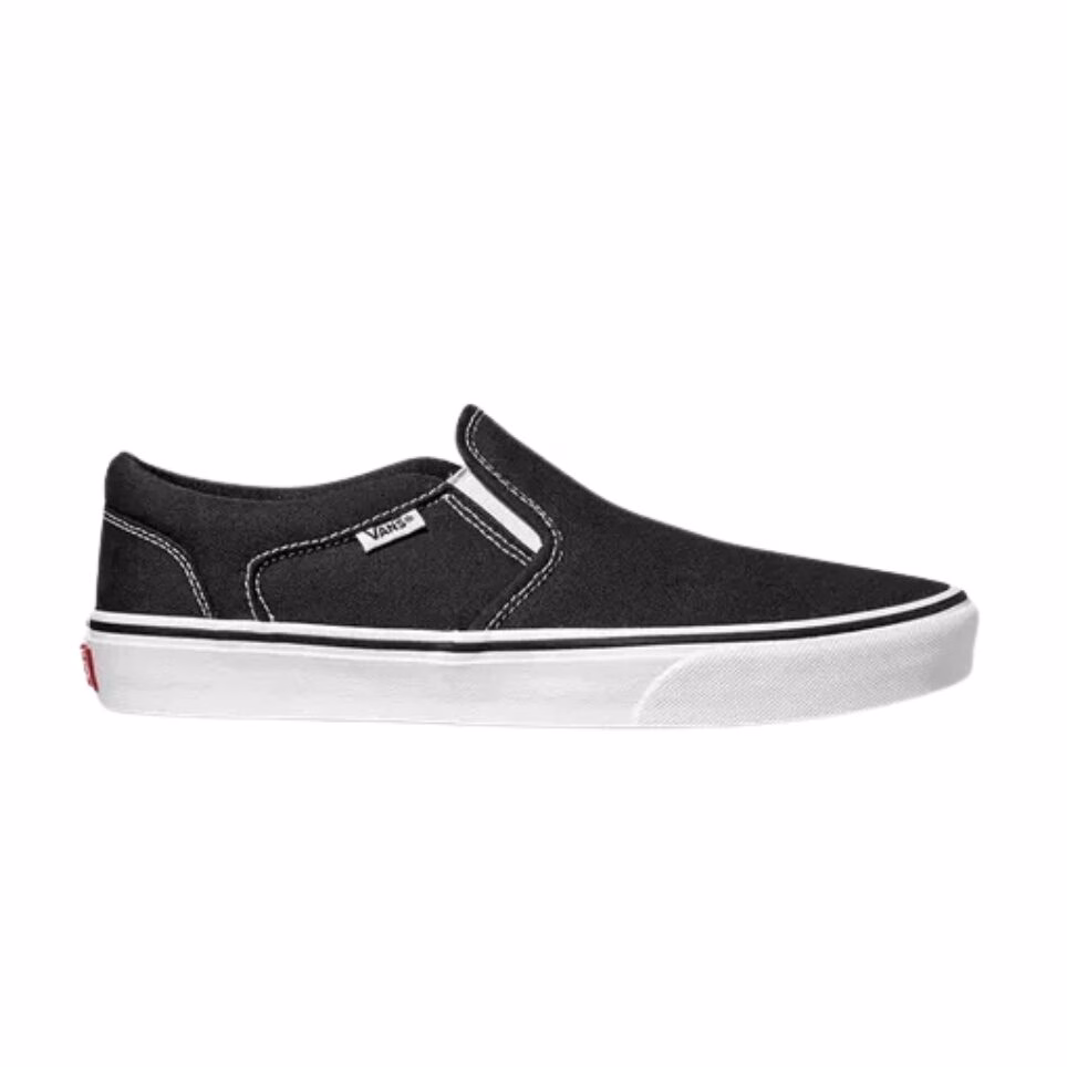 VANS HOMBRE ASHER NEGRO/BLANCO