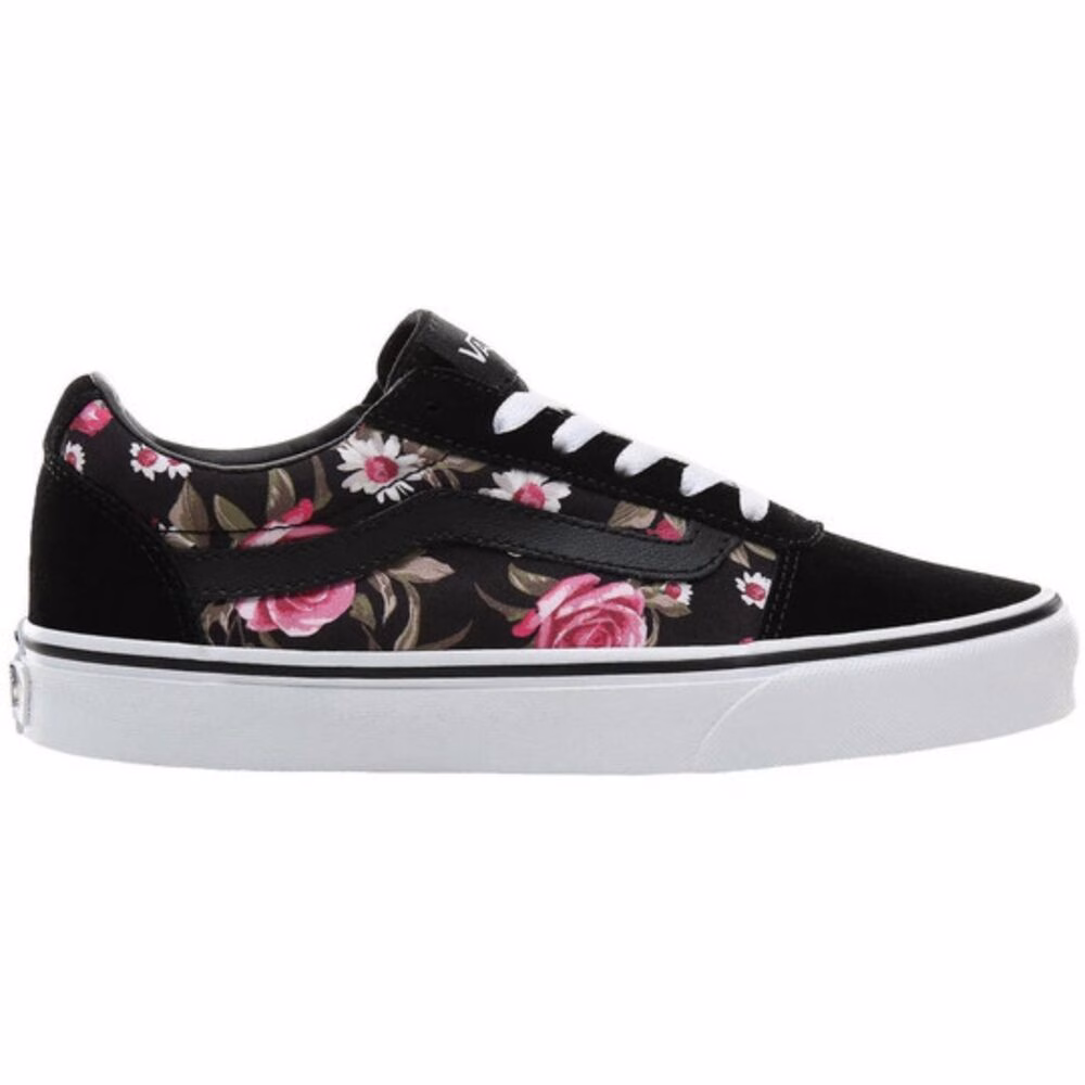 VANS DAMA NEGRO X ROSAS FUSIAS